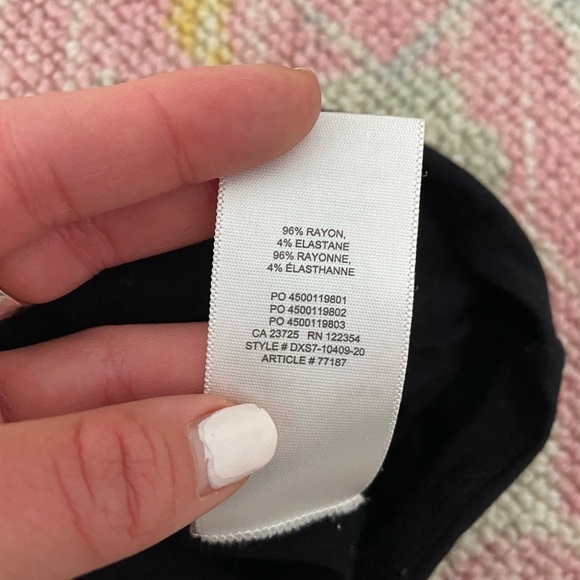 aritzia | wilfred oracle tank top in black - Picture 6 of 6